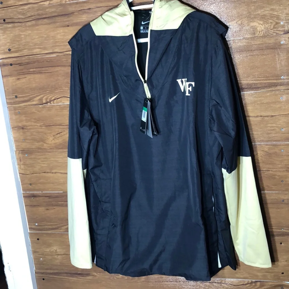 Wake Forest Demon Deacons Nike College Player Quarter-Zip Hoodie Jacket XL - Picture 1 of 10